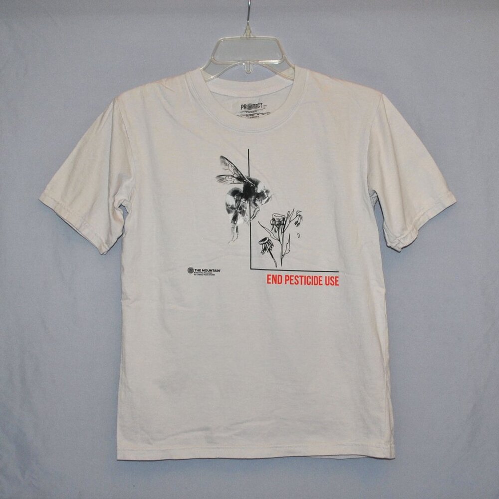 The Mountain Kids T-Shirt Size Large Bee Graphic Tee End Pesticide Use